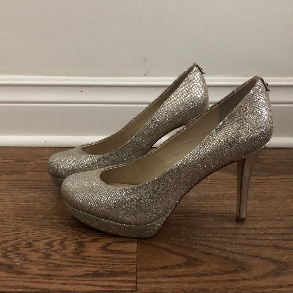 Michael Kors Metallic Glitter High Heel Shoes